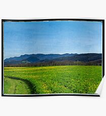 "Paysage champêtre" Poster