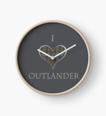 I LOVE OUTLANDER Clock