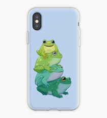 Sticky frog stack iPhone Case