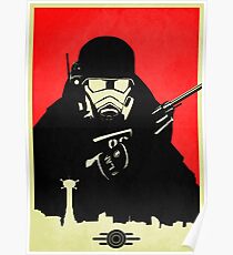 Fallout NCR Ranger Kontrast Fan Art Poster Poster