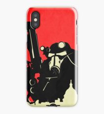 Fallout Brotherhood of Steel Contrast Fan Art Poster iPhone Case