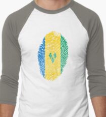 Vincentian/ Vincy Baseball Âľ Sleeve T-Shirt