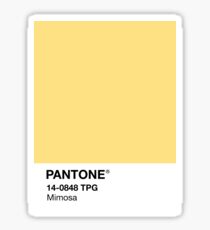 Pantone - Mimosa Sticker