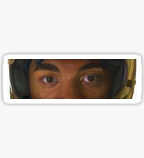 helmet boy Sticker