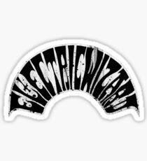 electric wizard black words Sticker