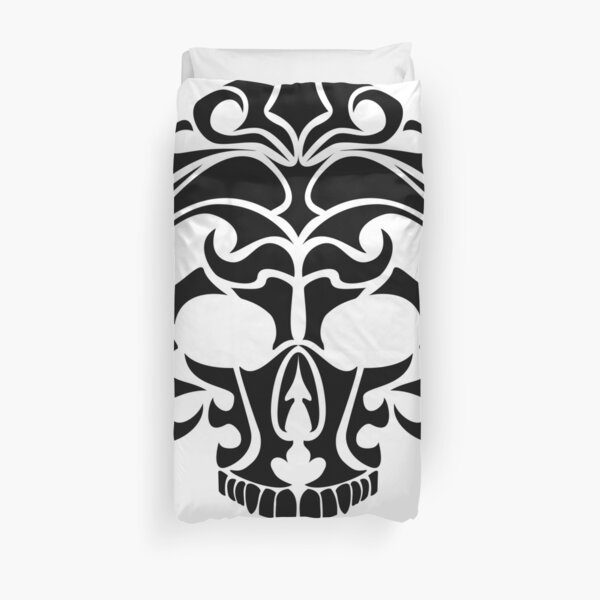 Tribal Skull Duvet Cover