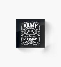 10th Mountain Division Acrylic Block