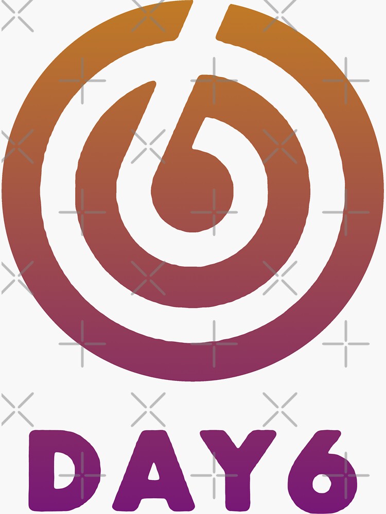 "Coloured DAY6 logo" Stickers by Roddel | Redbubble