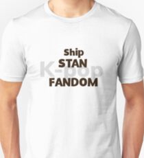 Camiseta ajustada Barco, Stan, K-pop, Fandom