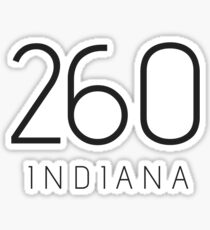 INDIANA 260 • SCHWARZ Sticker