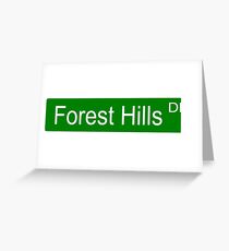 J Cole Street Sign Greeting Card