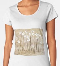 Beach Flowers Women's Premium T-Shirt