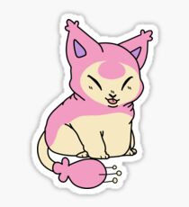 extra thicc skitty Sticker
