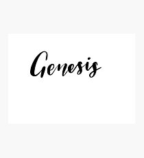 Genesis Photographic Print
