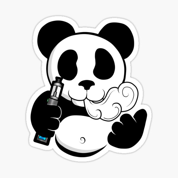 Vape Panda Sticker