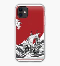 RED The Great Wave iPhone Case