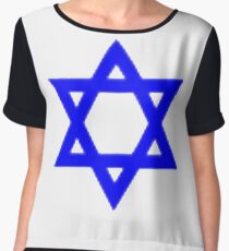 Star of David, ✡, Shield of David, Magen David, symbol, Jewish identity, Judaism, #StarofDavid, #✡, #ShieldofDavid, #MagenDavid, #symbol, #Jewishidentity, #Judaism, #Jewish Chiffon Top
