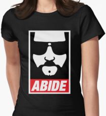 The Dude Abides Abide Women's Fitted T-Shirt