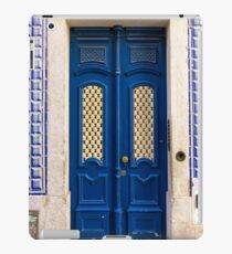 Blue Door In Lisbon Souvenir iPad Case/Skin