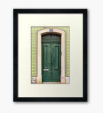 Green Door Lisbon Souvenirs Framed Print