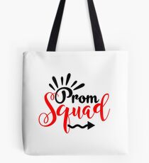 Prom Squad Funny Group Matching Tote Bag