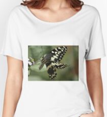 THE CITRUS SWALLOWTAIL- Papillio demodocus Women's Relaxed Fit T-Shirt