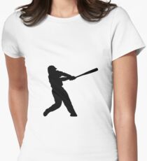 baseball Women's Fitted T-Shirt