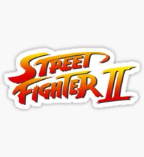 Street Fighter 2 II Logo Sticker