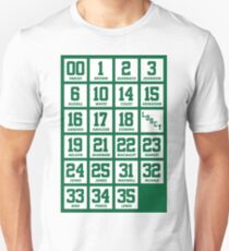Retired Numbers - Celtics Unisex T-Shirt