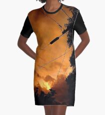 Illusion Of Control Graphic T-Shirt Dress