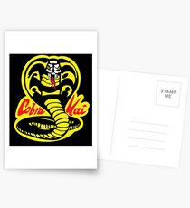 Cobra Kai Dojo - Schwarz Postkarten