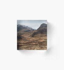 Scottish Highlands Acrylic Block