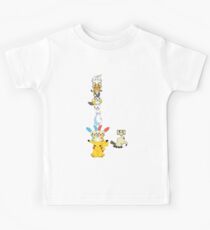 Pikachu Clone Totem Pole Kids Tee