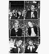 black and white frame Poster