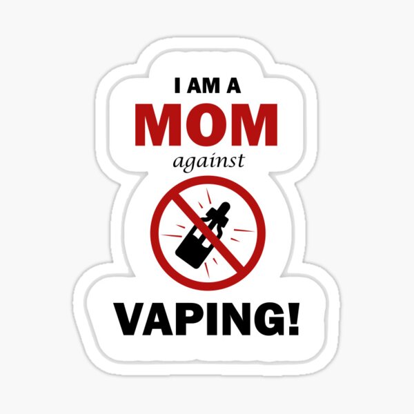 Moms against Vaping Sticker