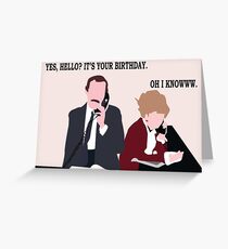 Fawlty Towers Birthday Card Greeting Card