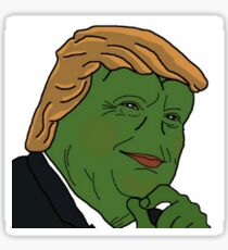 Donald Trump Pepe Sticker