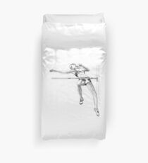 high jump Duvet Cover