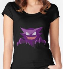 Haunter Pokemon Simple No Borders Women's Fitted Scoop T-Shirt
