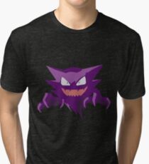 Haunter Pokemon Simple No Borders Tri-blend T-Shirt