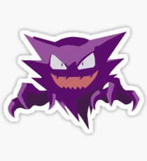 Haunter Pokemon Simple No Borders Sticker