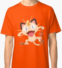 Meowth Pokemon Simple No Borders Classic T-Shirt