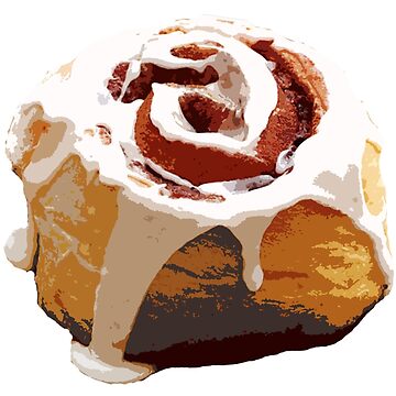 cinnamon roll too good too pure Sticker for Sale by Jeremyblog