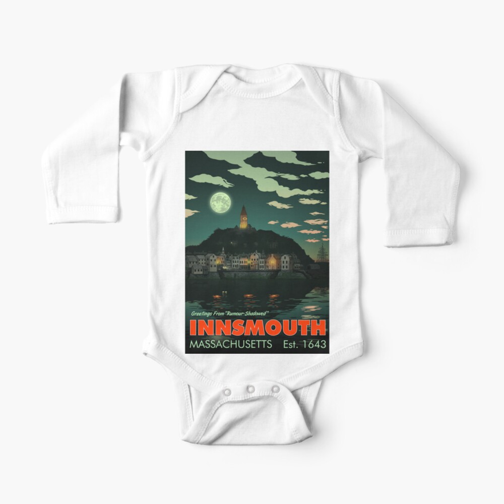 Greetings from Innsmouth, Mass Baby One-Piece
