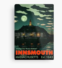 Greetings from Innsmouth, Mass Metal Print