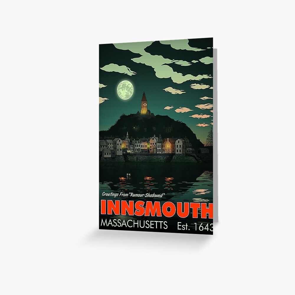 Greetings from Innsmouth, Mass Greeting Card