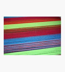 Colorful yarn Photographic Print