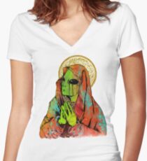 The Virgin Mother Fitted V-Neck T-Shirt