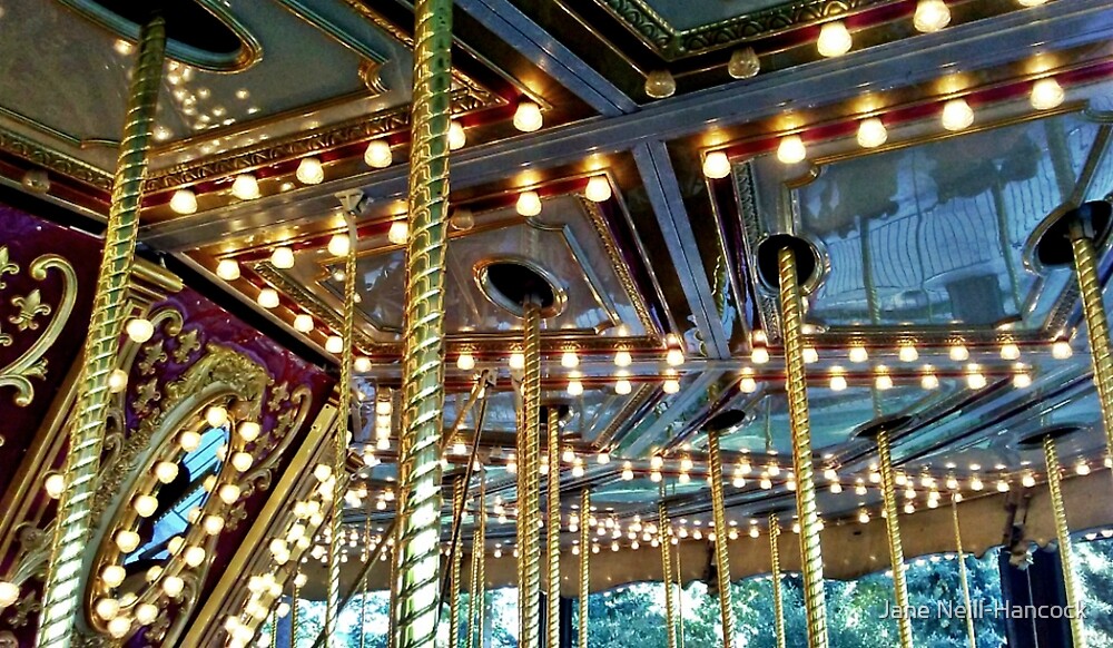 "The ceiling of the Van Saun County Park Carousel" by Jane Neill