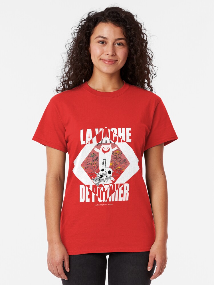 T-shirt classique ''La vache de Pothier' : autre vue